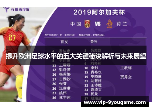 提升欧洲足球水平的五大关键秘诀解析与未来展望